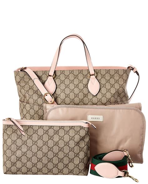 gucci changing bag pink|Gucci diaper bag for less.